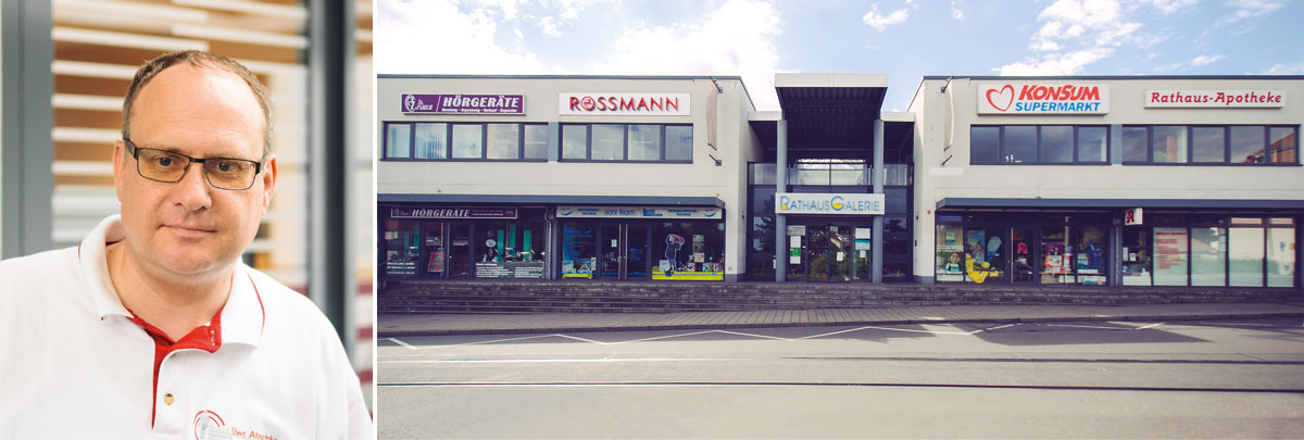 Aussenansicht der Rathausgalerie in Markkleeberg